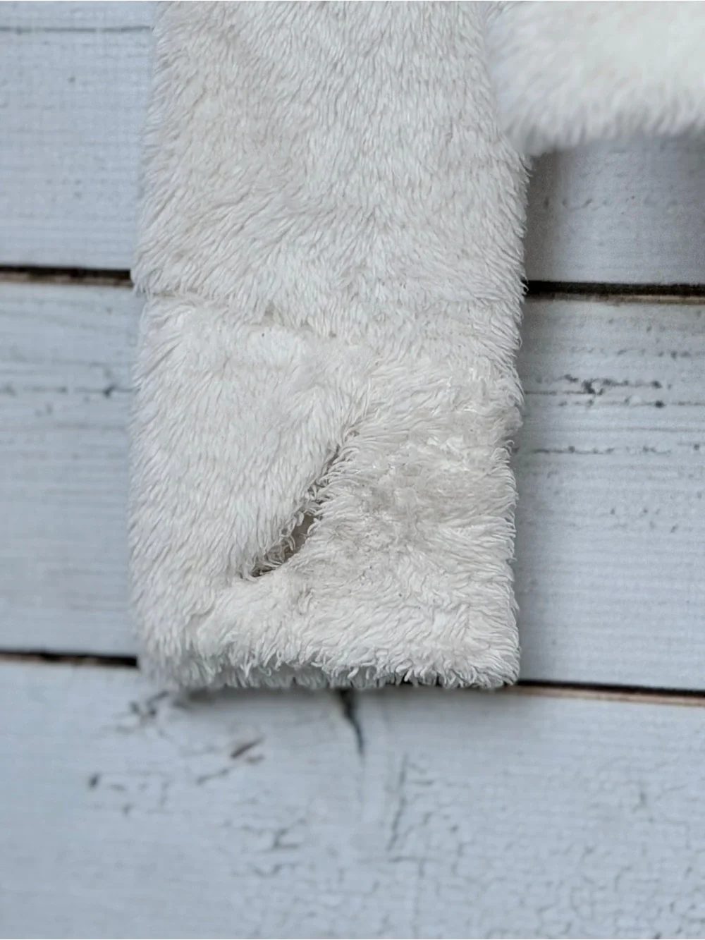 all in motion White Plush sweater